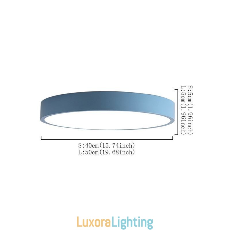 Designer Touch Decorative Contemporary Flush Mount Ultra Thin Ceiling Light Round Lamp Light