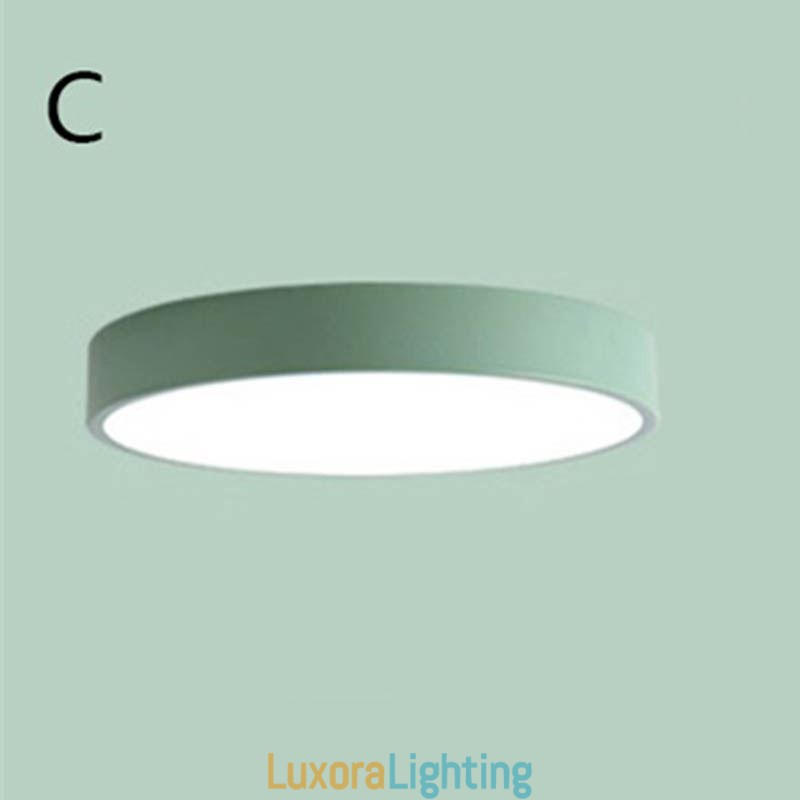 Designer Touch Decorative Contemporary Flush Mount Ultra Thin Ceiling Light Round Lamp Light