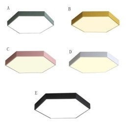 Designer Touch Decorative Contemporary Simple Flush Mount Hexagon Ceiling Light
