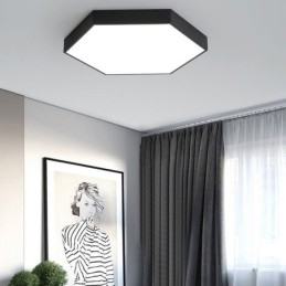 Designer Touch Decorative Contemporary Simple Flush Mount Hexagon Ceiling Light
