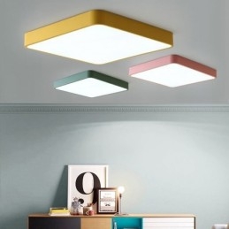 Designer Touch Decorative Simlpe Flush Mount Thin Square Light Energy Saving Ceiling Light