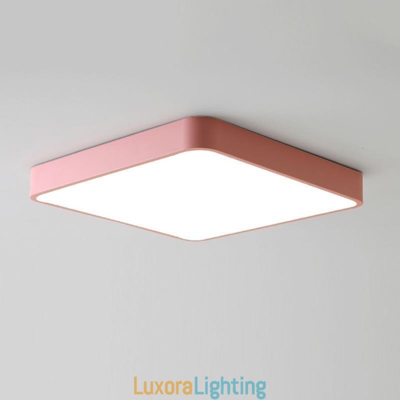 Designer Touch Decorative Simlpe Flush Mount Thin Square Light Energy Saving Ceiling Light