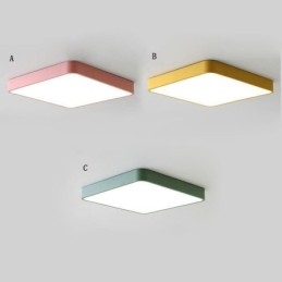 Designer Touch Decorative Simlpe Flush Mount Thin Square Light Energy Saving Ceiling Light