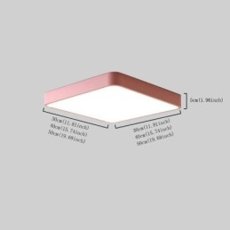 Designer Touch Decorative Simlpe Flush Mount Thin Square Light Energy Saving Ceiling Light