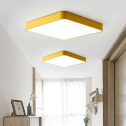 Designer Touch Decorative Simlpe Flush Mount Thin Square Light Energy Saving Ceiling Light