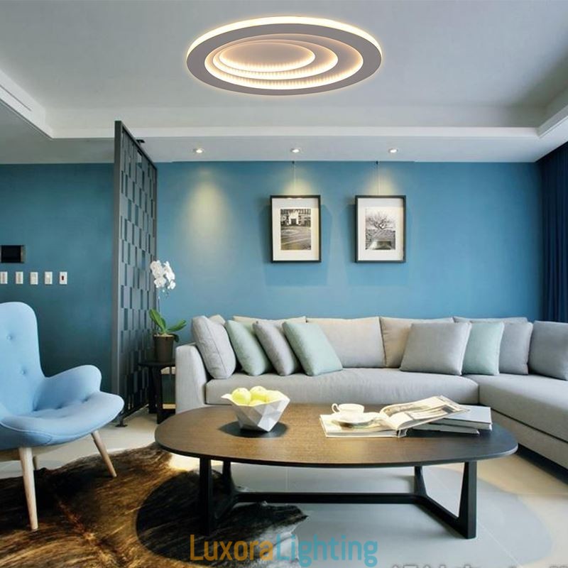 Designer Touch Decorative Modern Flush Mount Water Drop Terrace Ceiling Light Side Illuminating Light