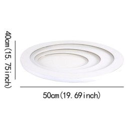 Designer Touch Decorative Modern Flush Mount Water Drop Terrace Ceiling Light Side Illuminating Light