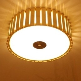 Designer Touch Decorative Large Bamboo Flush Mount Chinese Creative Ceiling Light Kid's Lighting