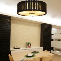 Designer Touch Decorative Large Bamboo Flush Mount Chinese Creative Ceiling Light Kid's Lighting