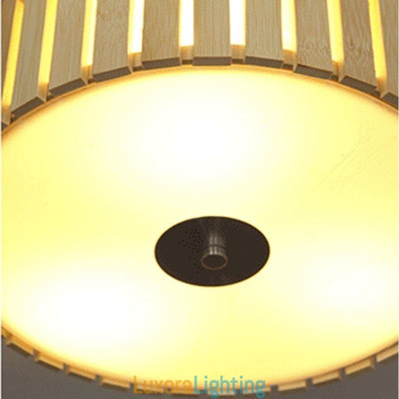 Designer Touch Decorative Large Bamboo Flush Mount Chinese Creative Ceiling Light Kid's Lighting