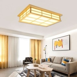Designer Touch Decorative Japanese Cuboid Ceiling Light Solid Wood Ceiling Lighting