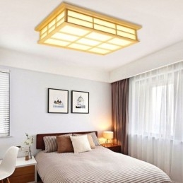 Designer Touch Decorative Japanese Cuboid Ceiling Light Solid Wood Ceiling Lighting