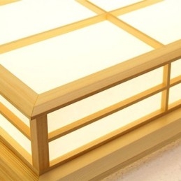 Designer Touch Decorative Japanese Cuboid Ceiling Light Solid Wood Ceiling Lighting