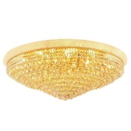 Designer Touch Decorative European Flush Mount Light Luxury Crystal Ceiling Light