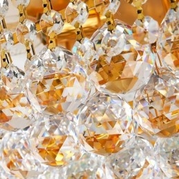 Designer Touch Decorative European Flush Mount Light Luxury Crystal Ceiling Light