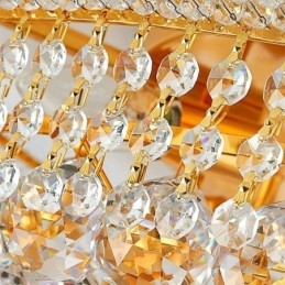 Designer Touch Decorative European Flush Mount Light Luxury Crystal Ceiling Light