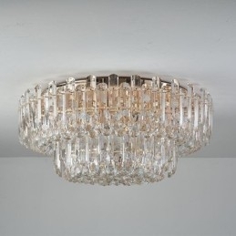Designer Touch Decorative Luxury Crystal Flush Mount Round Crystal Decoration Ceiling Light