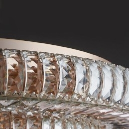 Designer Touch Decorative Crystal Flush Mount Round Crystal Decoration Ceiling Light