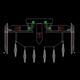 Designer Touch Decorative Crystal Ceiling Light Simple Modern Round Flush Mount Light