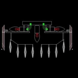 Designer Touch Decorative Crystal Ceiling Light Simple Modern Round Flush Mount Light