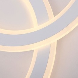 Designer Touch Decorative Modern Simple Flush Mount Letter C Acrylic Ceiling Light