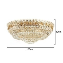Designer Touch Decorative Flush Mount Crystal Modern Simple Ceiling Light Creative Round lighting