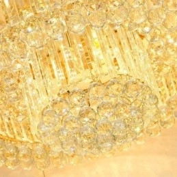 Designer Touch Decorative Flush Mount Crystal Modern Simple Ceiling Light Creative Round lighting