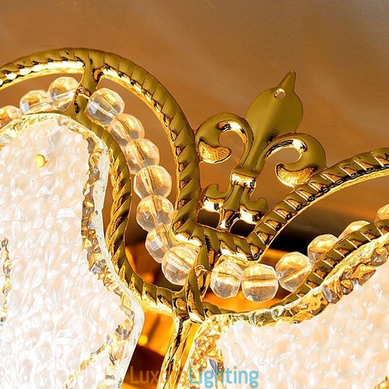 Designer Touch Decorative Contemporary Simple Flush Mount Crystal Ceiling Light Round