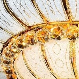 Designer Touch Decorative Contemporary Simple Flush Mount Crystal Ceiling Light Round