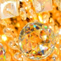 Designer Touch Decorative European Flush Mount Crystal Ceiling Light