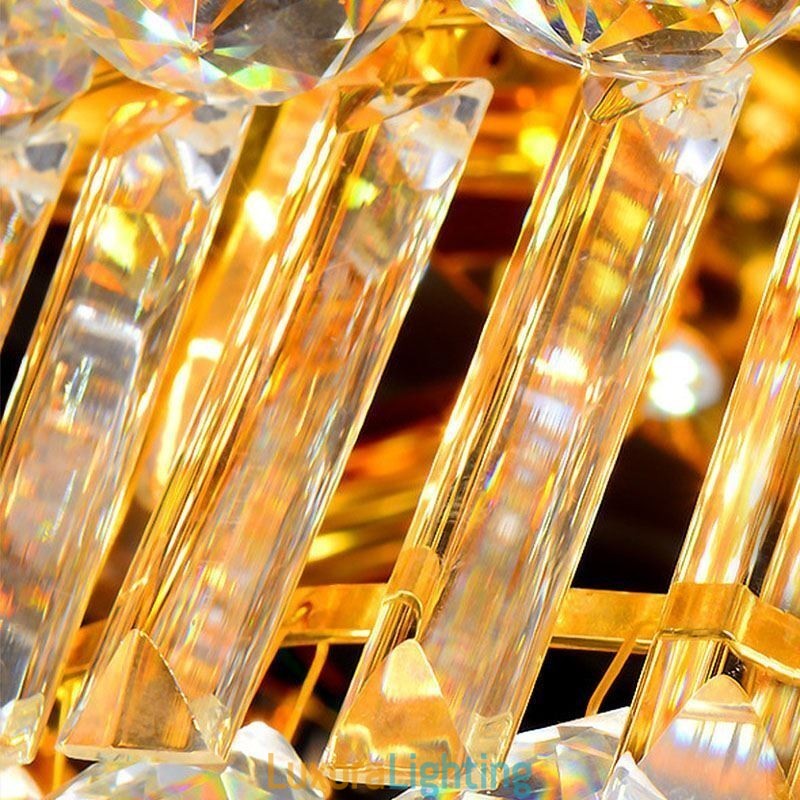 Designer Touch Decorative European Flush Mount Crystal Ceiling Light