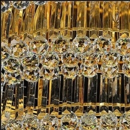 Designer Touch Decorative Flush Mount Crystal Ceiling Light European Oval Light