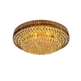 Designer Touch Decorative Flush Mount Crystal Ceiling Light European Round Lighting