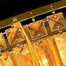 Designer Touch Decorative Flush Mount Crystal Ceiling Light European Round Lighting