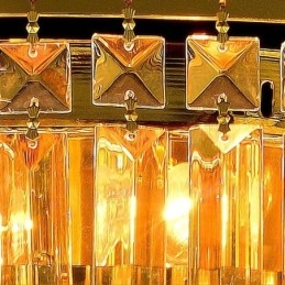 Designer Touch Decorative Flush Mount Crystal Ceiling Light European Round Lighting