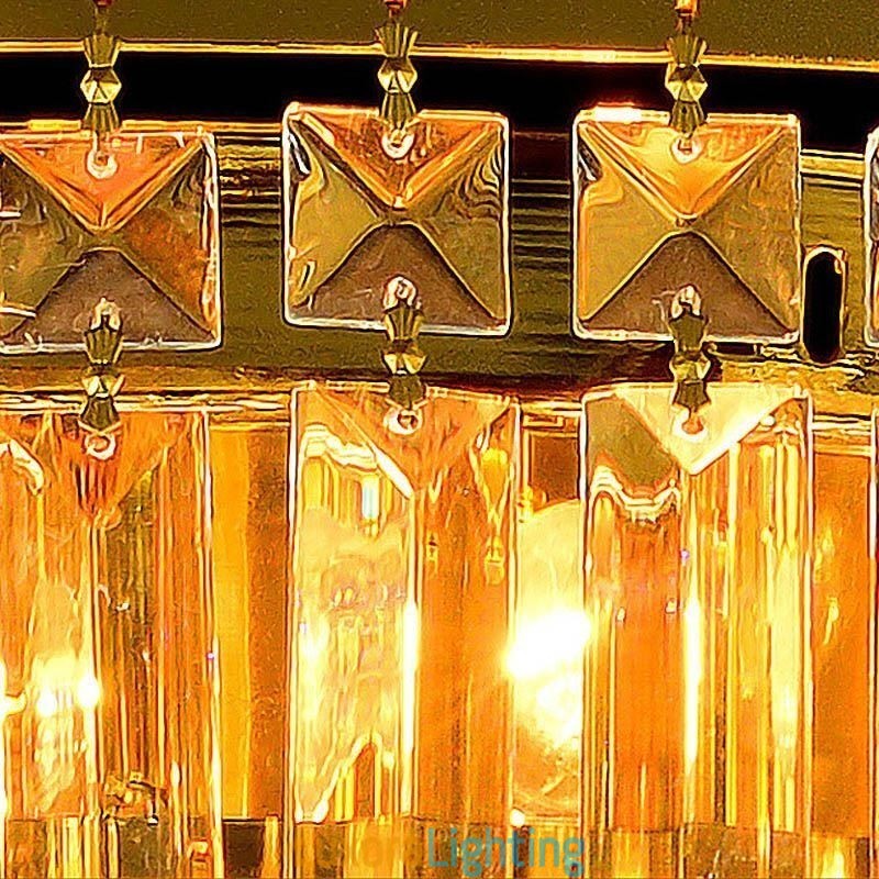 Designer Touch Decorative Flush Mount Crystal Ceiling Light European Round Lighting