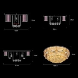 Designer Touch Decorative Crystal Ceiling Light Contemporary Simple Round Flush Mount Light Fixture