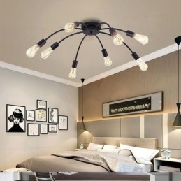 Designer Touch Decorative Ceiling Spider Lamp Antique Classic Flush Mount Dining Lamp 8 10 Arms