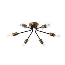 Designer Touch Decorative Sputnik Chandelier 6 Light Semi Flush Mount Ceiling Light Fixture