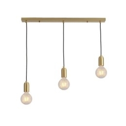 Designer Touch Decorative Nordic Brass 3 Pendant Cluster Light Island Creative Minimalist Light Fixture