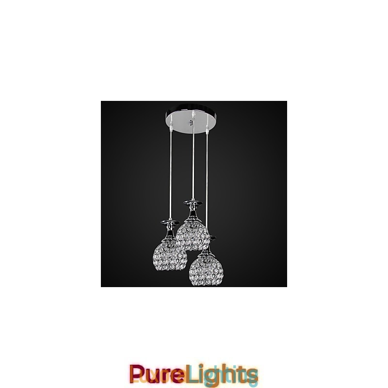 Designer Touch Decorative Crystal Chandelier Modern Contemporary Metal