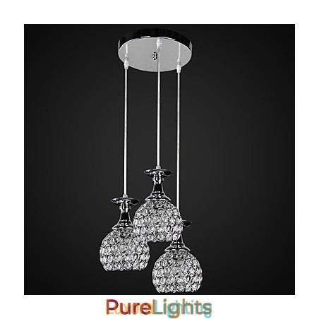 Designer Touch Decorative Crystal Chandelier Modern Contemporary Metal