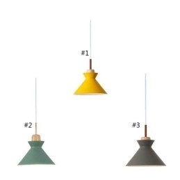 Designer Touch Decorative Nordic Macaron Island 3 Light Pendant Lighting Simple Iron Arti Three Lights