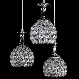 Designer Touch Decorative Crystal Chandelier Modern Contemporary Metal