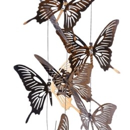 Designer Touch Decorative Glass Pendant Light Creative Nordic Cylinder Lamp Butterfly Light