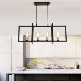 Designer Touch Decorative 4 Light Pendant Light Industrial Style Lightingway