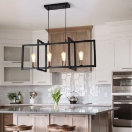 Designer Touch Decorative 4 Light Pendant Light Industrial Style Lightingway