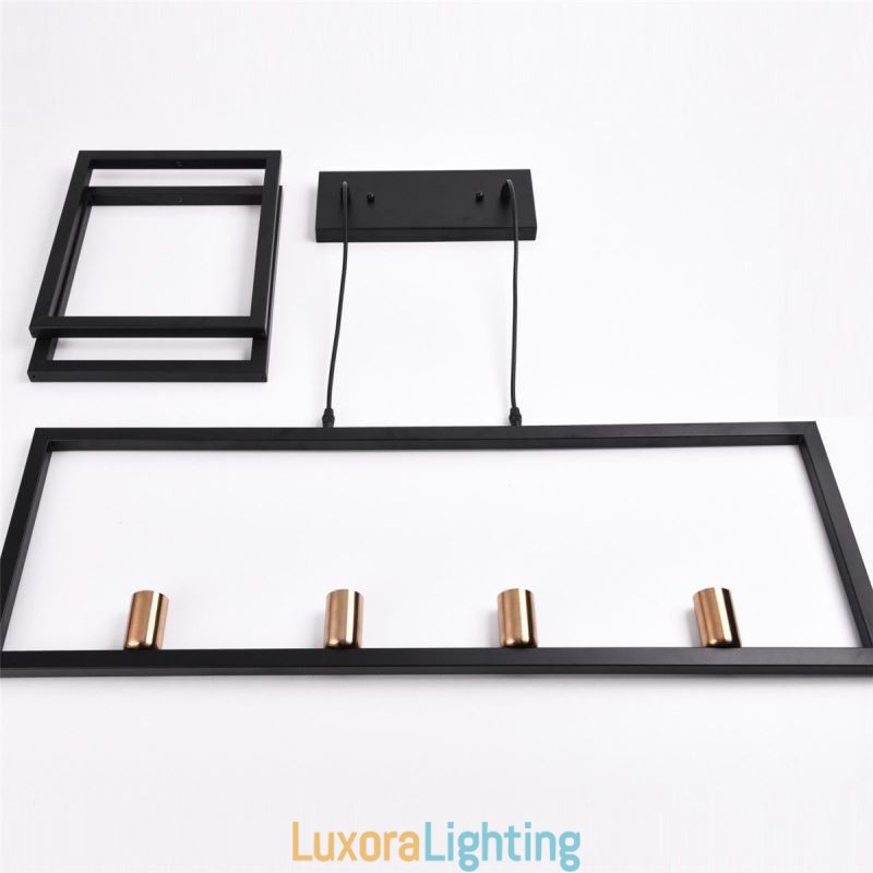 Designer Touch Decorative 4 Light Pendant Light Industrial Style Lightingway