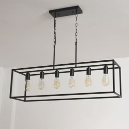Designer Touch Decorative Farmhouse Pendant Lighting Fixture Island Hanging Lights 6 Lights