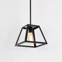 Designer Touch Decorative Rustic Farmhouse Pendant Light Industrial Mini Metal Ceiling Light Trapezoidal Shape Island